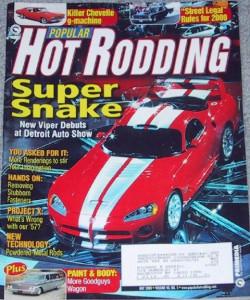 POPULAR HOT RODDING 2000 MAY - POWDER FORGED RODS,MOPARS,GRANT